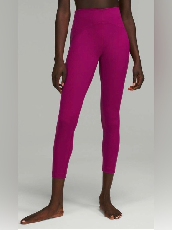 lululemon athletica Pants - Lululemon Size 6 Instill HR Tight 25” Magenta Purple Pink Smooth Cover Yoga Pant